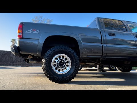 2002 Silverado 2500HD 6.0 - Headers, No Cats With X-pipe & Carven R Exhaust #NBS #Chevy