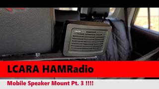 LCARA HAM Radio: Vintage - Custom Mobile Speaker Mount!!!!