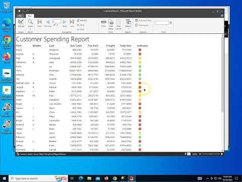 049 Adding Indicators In Report Builder