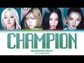 BLACKPINK - Champion ( Color Coded Lyrics )