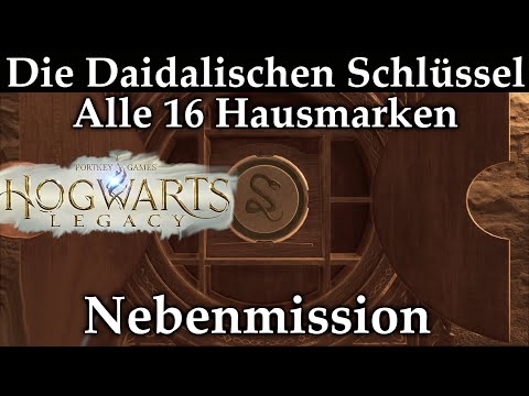 Die Daidalischen Schlüssel - Alle 16 Hausmarken | Hogwarts Legacy