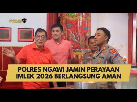 POLRES NGAWI JAMIN PERAYAAN IMLEK 2026 BERLANGSUNG AMAN