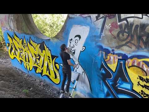 Craver & Lesen - Stompdown Killaz Canada - Graffiti Video - Beats by J'ADED