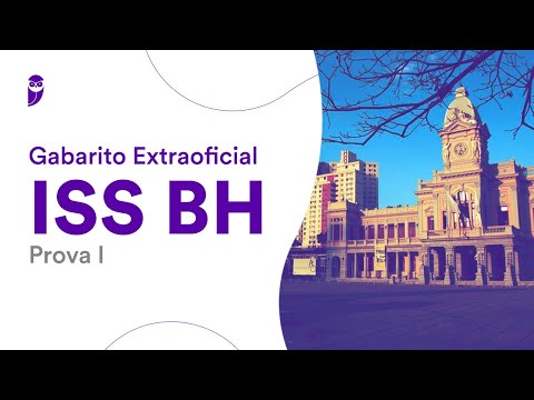 Gabarito Extraoficial ISS BH – Prova I