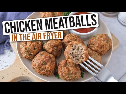 Simple Air Fryer Chicken Meatballs [Tasty & Homemade]