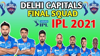 IPL 2021 Delhi Capitals Full Team Squad | DC Squad 2021 | Delhi All Players List 2021