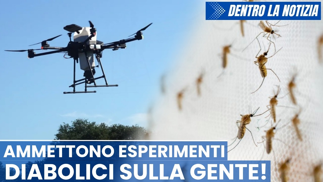 Florida, Agenzia governativa ammette di aver rilasciato con droni sulla popolazione 800.000 zanzare!