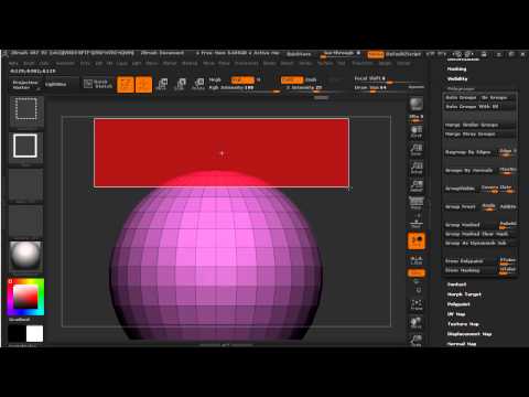 Introduction to ZBrush 4R7 16