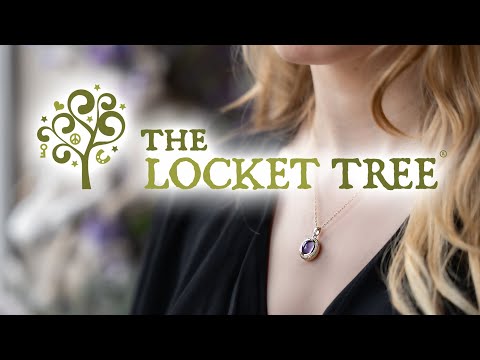 Elegant 9ct Gold Diamond & Amethyst Locket