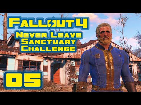 Let's Play Fallout 4: Never Leave Sanctuary Challenge - Part 5 - Cage Fighting