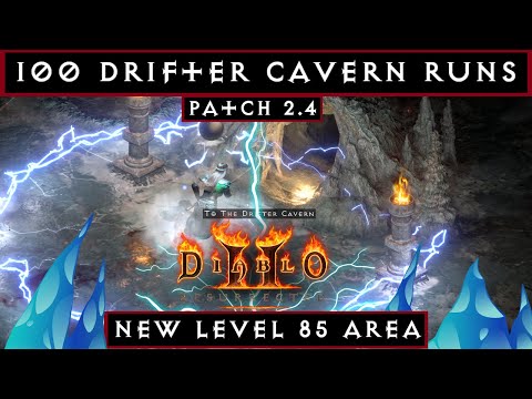 100 Drifter Cavern Runs: Patch 2.4! Diablo 2 Resurrected