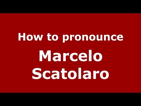 How to pronounce Marcelo Scatolaro (Spanish/Argentina) - PronounceNames.com