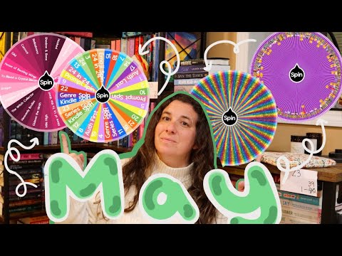 alllllllll the wild spins for may's random spin-wheel tbr 🥳💐🐊👌🏼 || monthly tbr || may