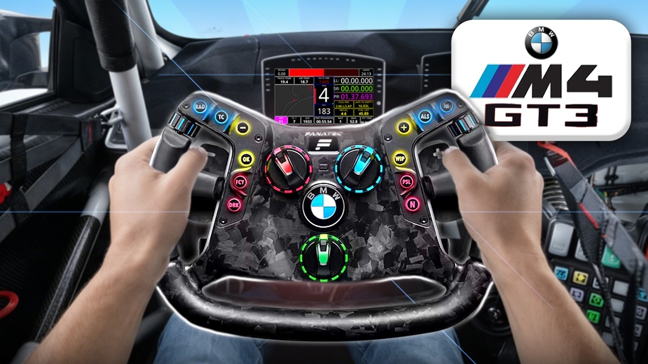 BMW Made a Ridiculous GT3 Sim Racing Wheel! (Review)