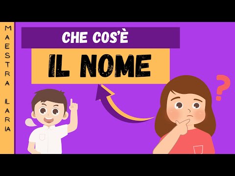 Che cos'è il NOME - per classi prime e seconde