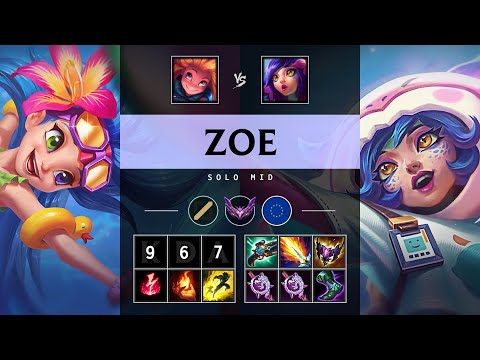 Zoe Mid vs Neeko: Killing spree - EUW Master Patch 14.23