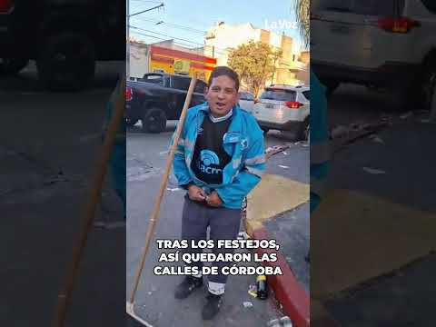 BELGRANO CAMPEÓN | ASÍ QUEDARON LAS CALLES DE CÓRDOBA TRAS LOS FESTEJOS PIRATAS