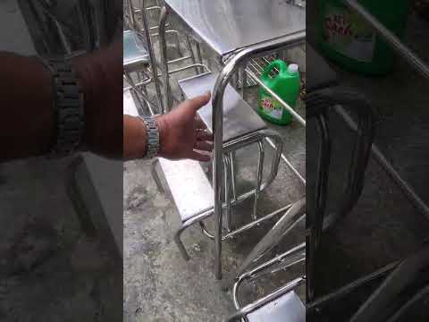 Các lại ghế xếp inox Đồng Phát