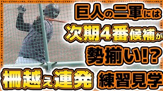 【巨人】次期4番候補が勢揃い？坂本勇人&小林誠司選手も参加した読売ジャイアンツ球場・二軍練習見学ハイライト｜プロ野球ニュース