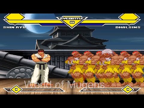 [Street Fighter Mugen] Shin Ryu Vs Dhalsim