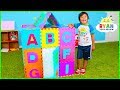 ABC Song Playhouse Learn English Alphabet For Children With Ryan Kids Nursery Rhymes