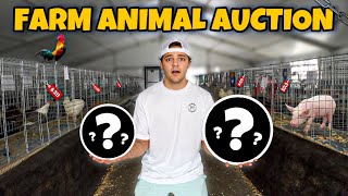 Buying ANIMALS at AUCTION for My FARM!! (crazy)