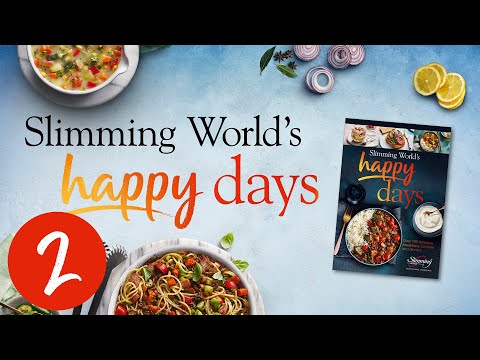 Sal cooks a Slimming World breakfast, lunch and dinner from the Happy Days recipe book