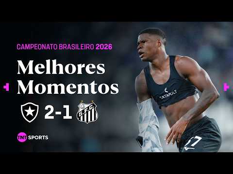 FOGÃO APROVEITA ERROS DA ZAGA SANTISTA E VENCE NO ÚLTIMO MINUTO EM GOL BIZARRO | BOTAFOGO 2X1 SANTOS
