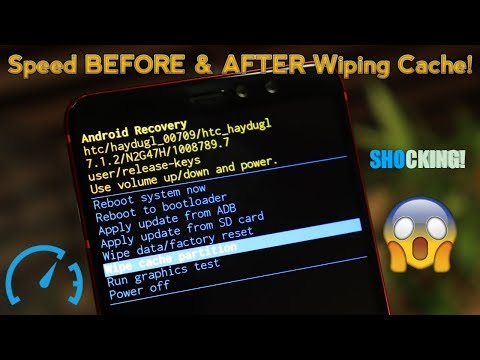A Phone's Speed BEFORE & AFTER Wipe Cache Partition!