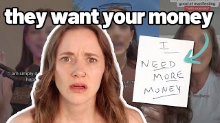 Money Manifestation Coaches Are LYING to You #reaction