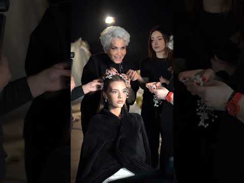 Backstage " Secret Garden " 2026 Collection  by Frida Xhoi & Xhei