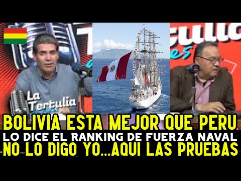 Bolivian journalists say the Bolivian naval force is better than Peru's, according to a ranking.
