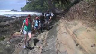 preview picture of video 'Hiking from Punta Burica to Costa Rica'
