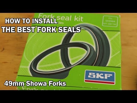 Showa 49mm Fork Service & SKF Seals Install (2018 CRF450R)