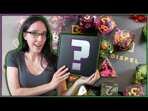 Dispel Dice Unboxing | First Impression & Reaction to New Kickstarter Dungeons and Dragons RPG Dice