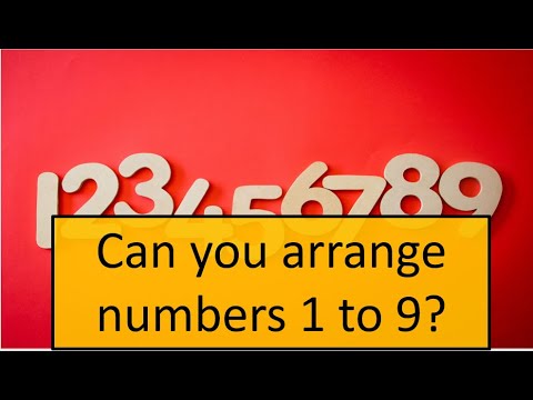 Can you arrange numbers 1 to 9 so the sums are 15 | Math Tutor