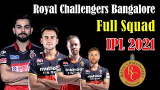 IPL 2021 | Royal Challengers Bangalore Probable Team Squad IPL 2021 | RCB Full Players List IPL 2021