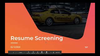 Resume Screening