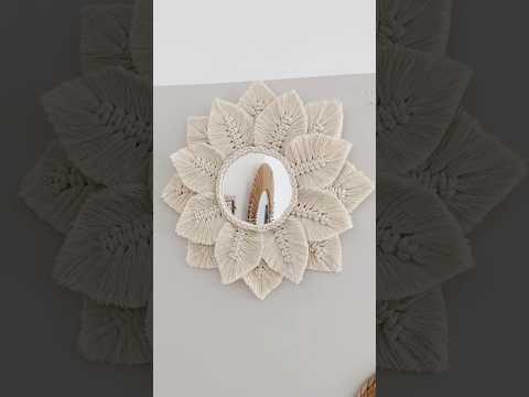 DIY wall decor ideas #diy #homedecor #craft #mirror #shorts