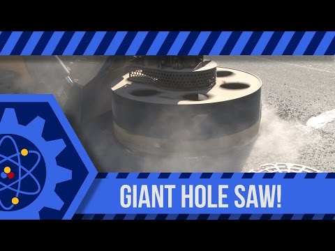 Here's How You Drill Some Big-Ass Holes In A Street