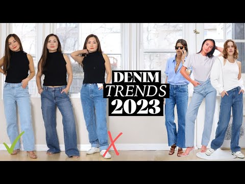 I tried the 6 BIGGEST denim trends for 2023, and...