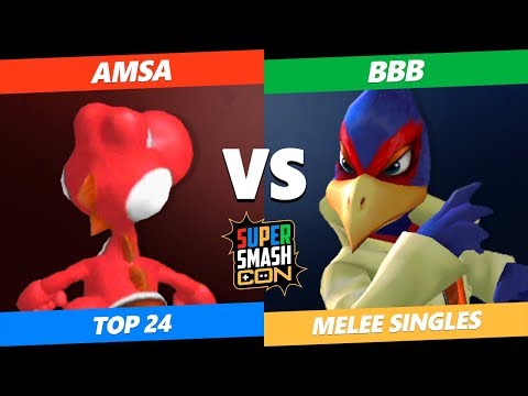 SSC 2019 SSBM - VGBC RB | aMsa (Yoshi) Vs. BBB (Falco) Smash Melee Tournament Losers Top 24