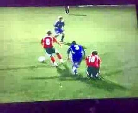 U17 Liechtenstein bad foul