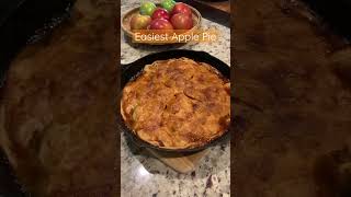 The easiest apple pie!🍎 Got the recipe from @southernliving  #easyrecipe #applepie #athome