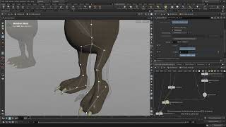 Houdini Foundations | Rig Fur Dude with KineFX 13 | Reverse Foot Setup [한국어]