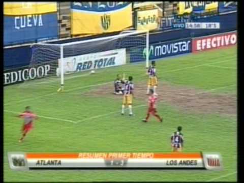 Fecha Nº13 - Primera B - Atlanta 1 - Los Andes 3 31.10.09