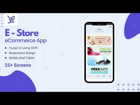 E-Shop Ecommerce app UI Kit using Flutter GetX