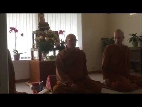 Mikael's Anagarika Ordination