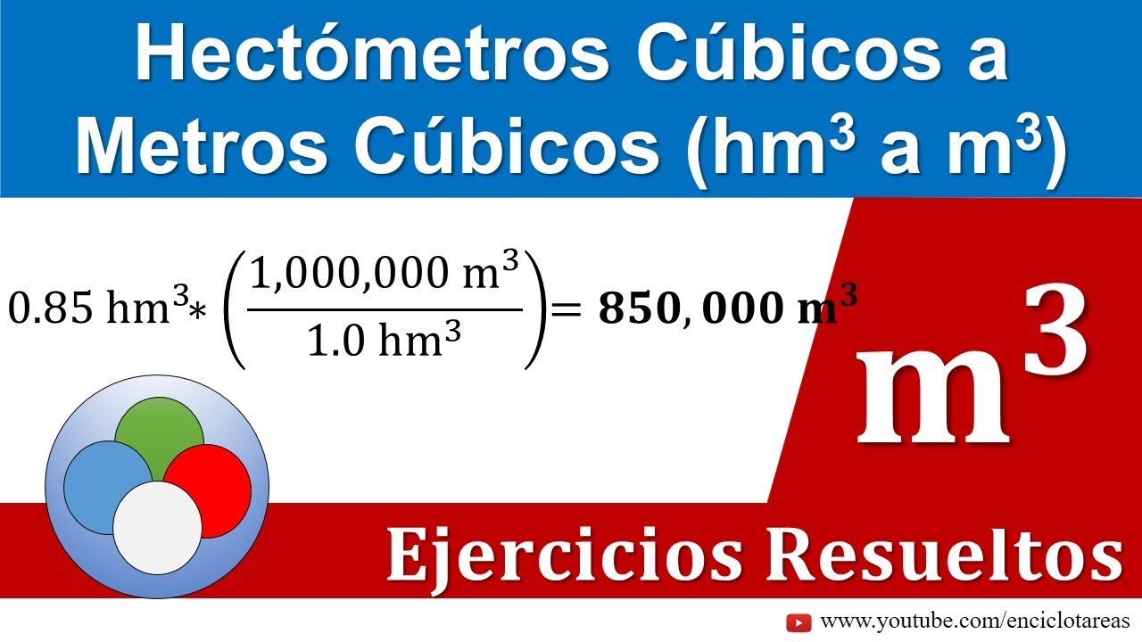 Hectómetro Cúbico a Metros Cúbicos (hm3 a m3)