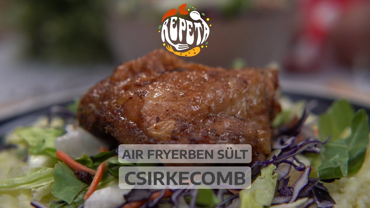 Air fryerben sült csirkecomb | Repeta
